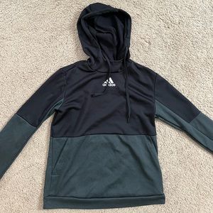 Black/Grey Adidas Hoodie (Worn Once)